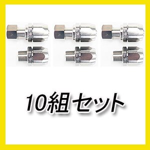 画像1: ≪お買得≫13A都市ガス用S型自在ユニオン金具　10組セット (1)